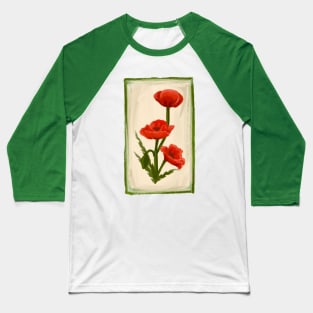 Poppy Baseball T-Shirt